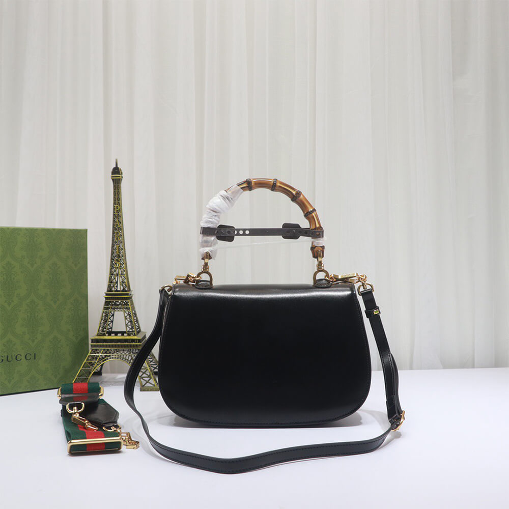 Gucci Bamboo 1947 medium top handle bag(TAX-FREE GRADE)