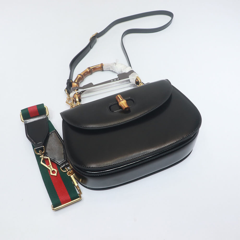 Gucci Bamboo 1947 medium top handle bag(TAX-FREE GRADE)