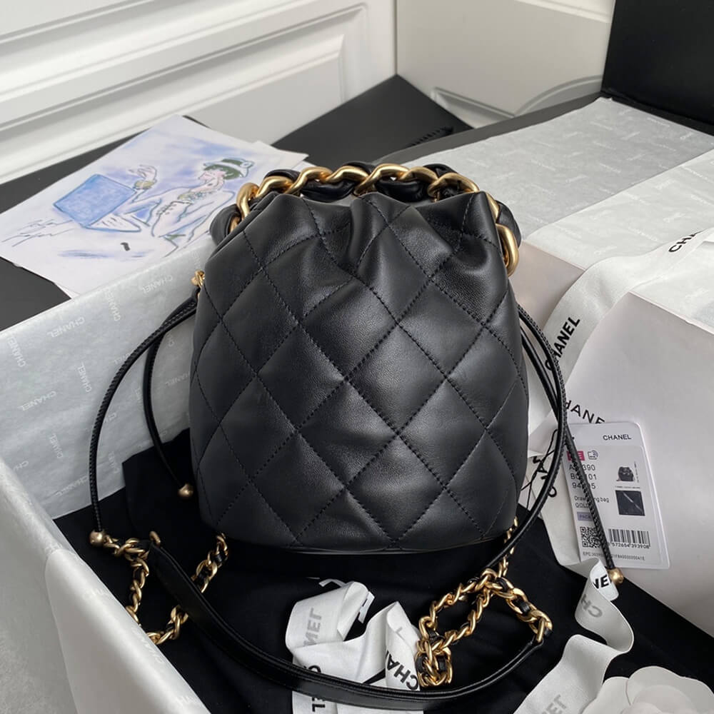 Ch*el drawstring bag