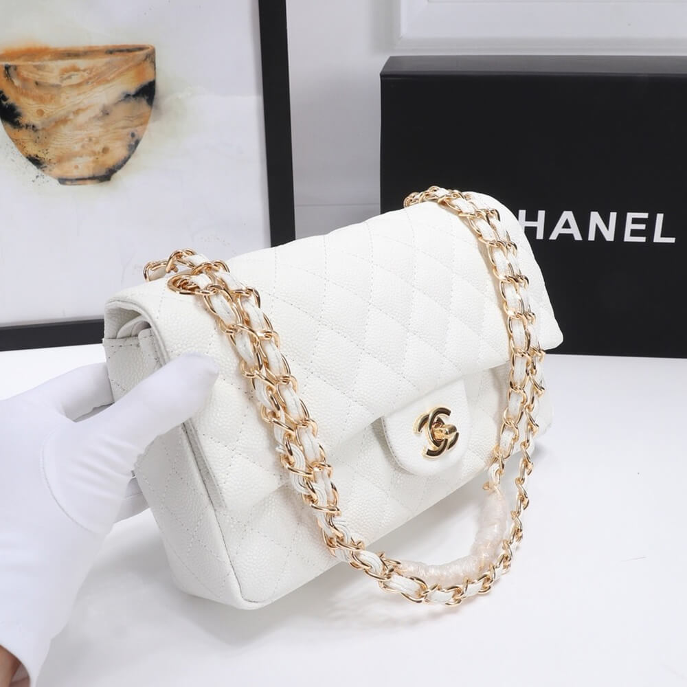 SMALL FLAP BAG WITH TOP HANDLE