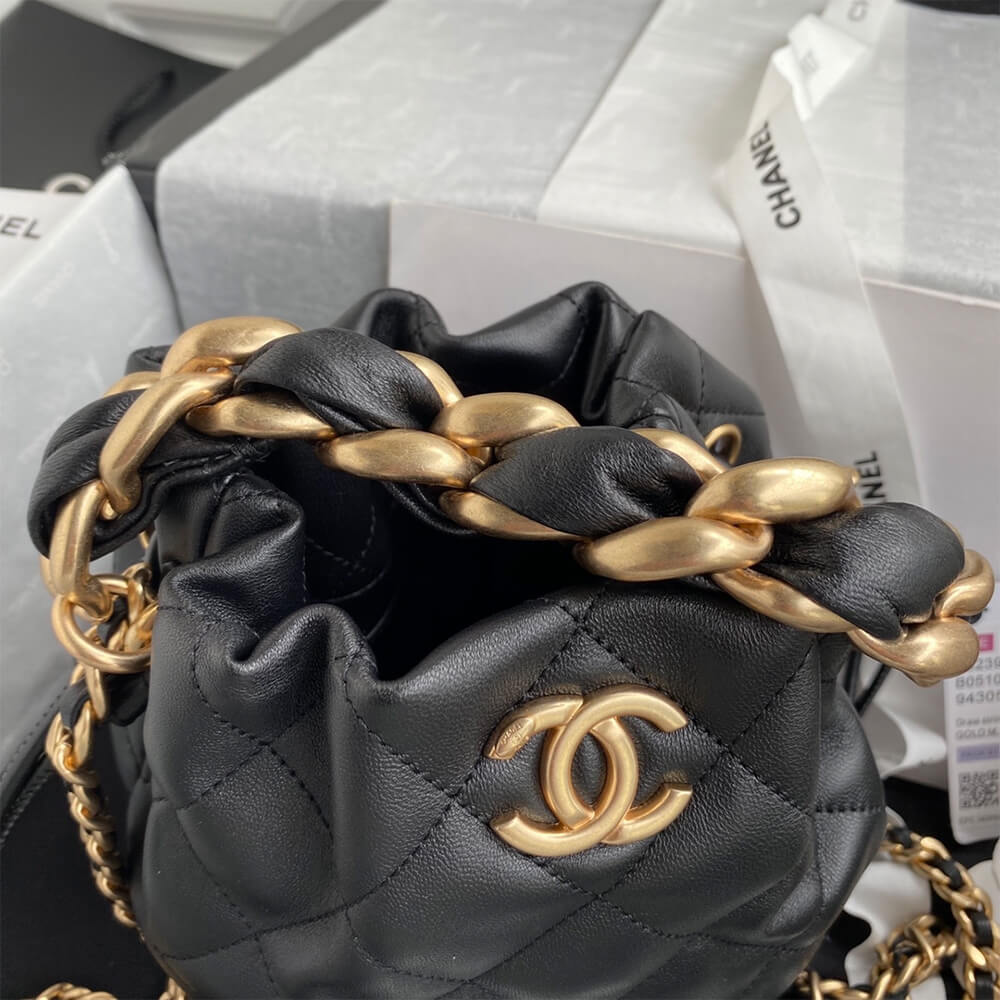 Ch*el drawstring bag