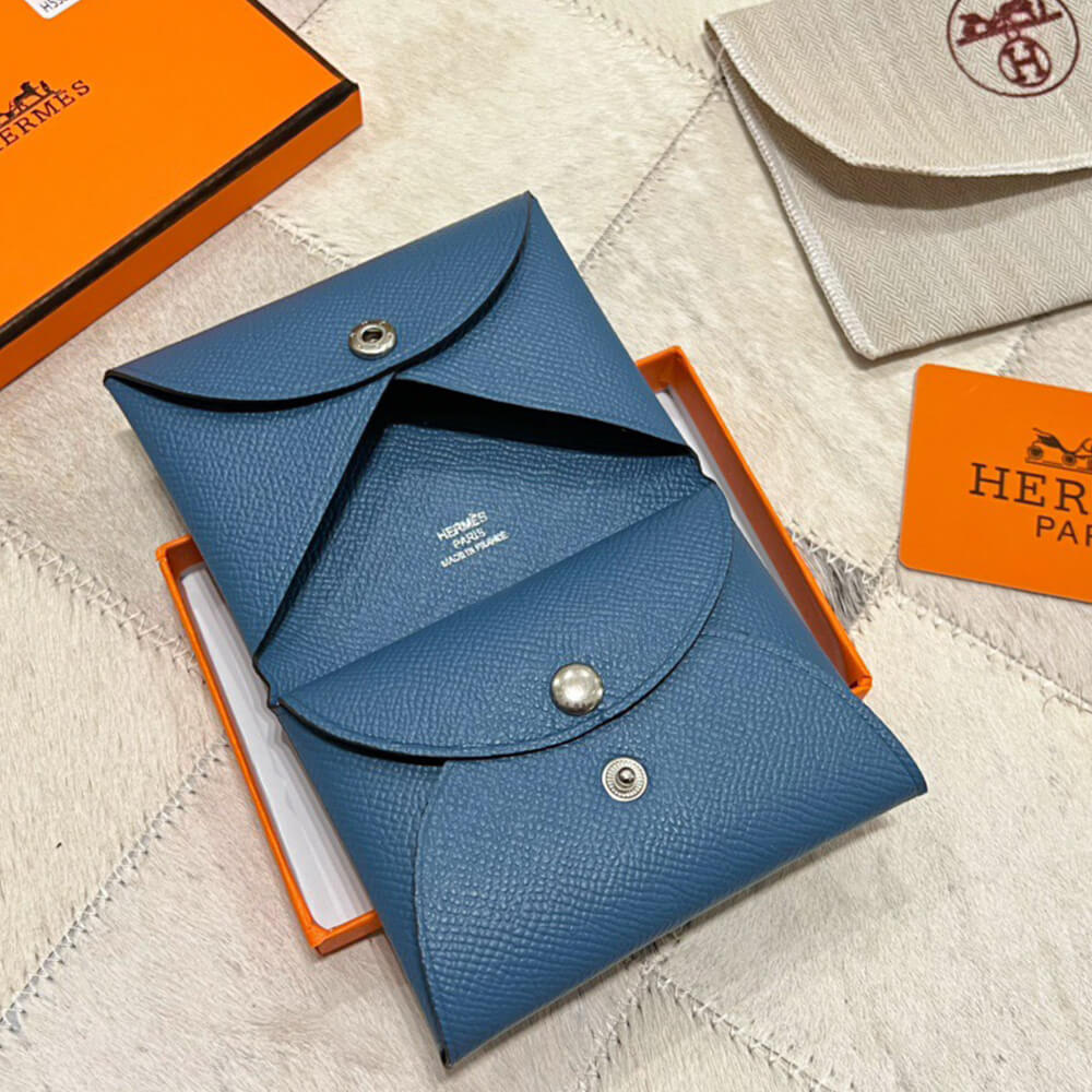 Hermes Calvi Duo Compact card holder
