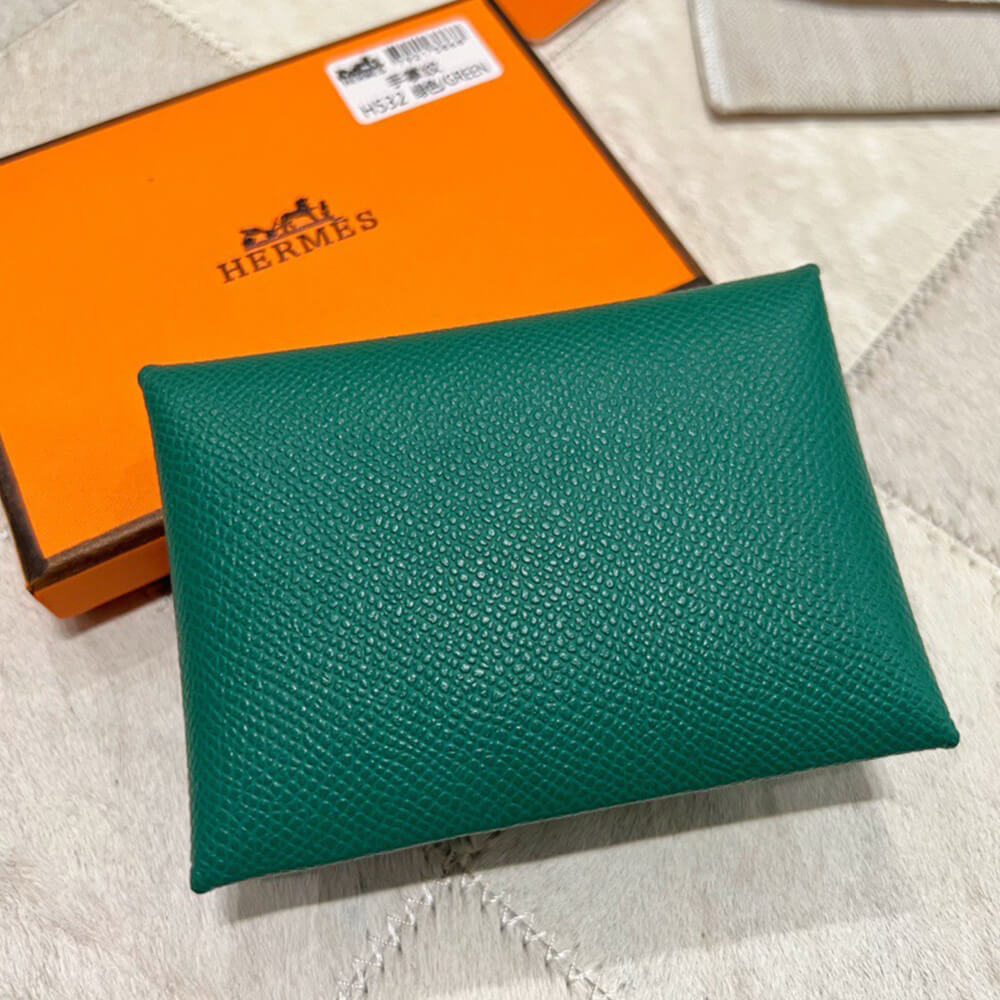 Hermes Calvi Duo Compact card holder