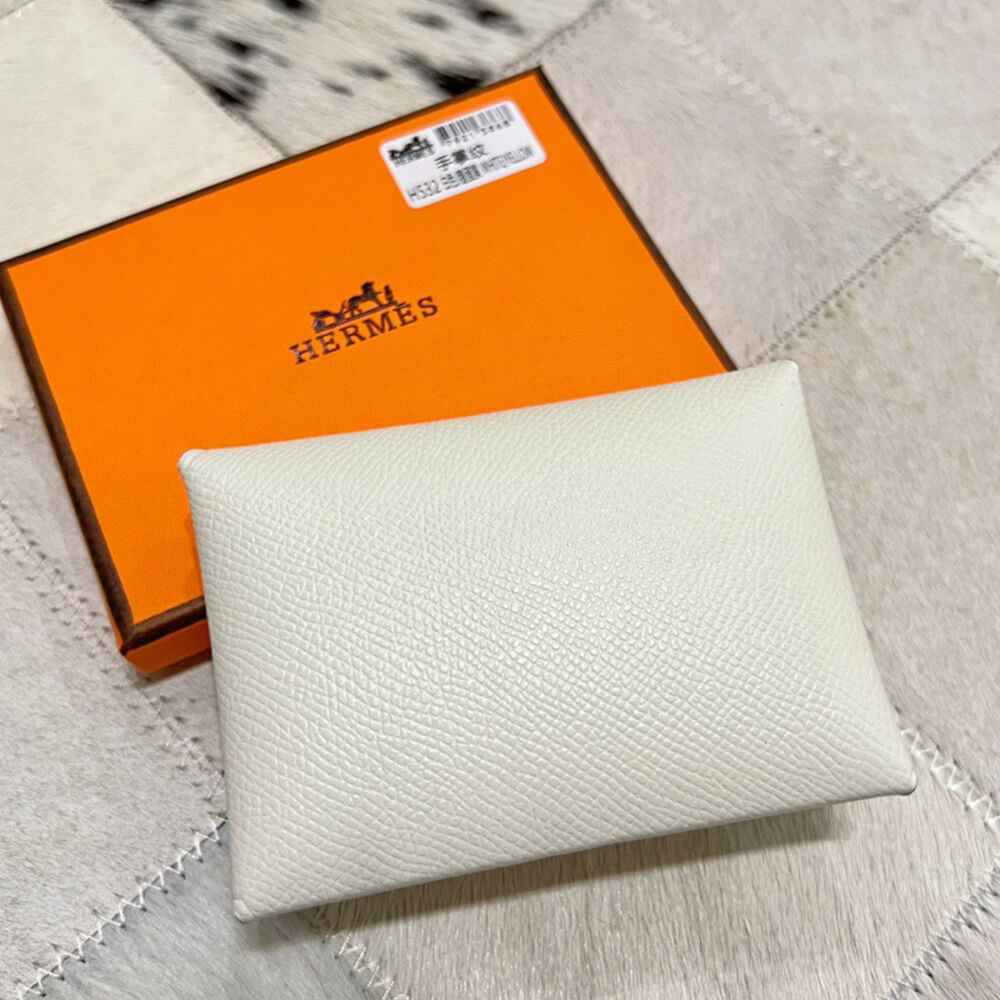 Hermes Calvi Duo Compact card holder
