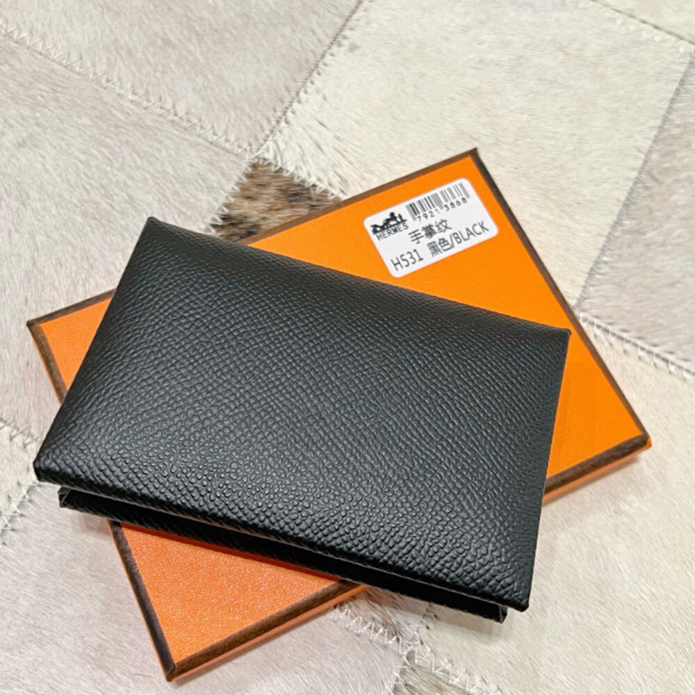 Hermes Calvi Duo Compact card holder