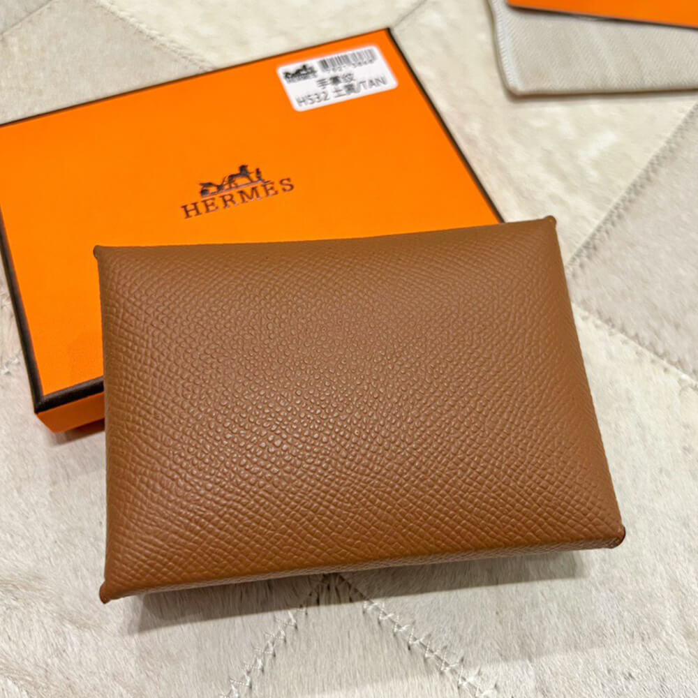 Hermes Calvi Duo Compact card holder