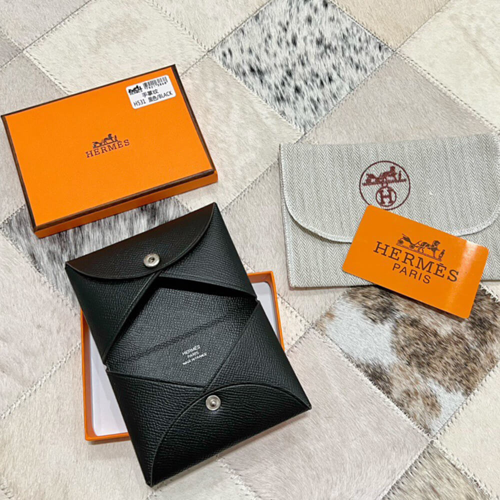 Hermes Calvi Duo Compact card holder