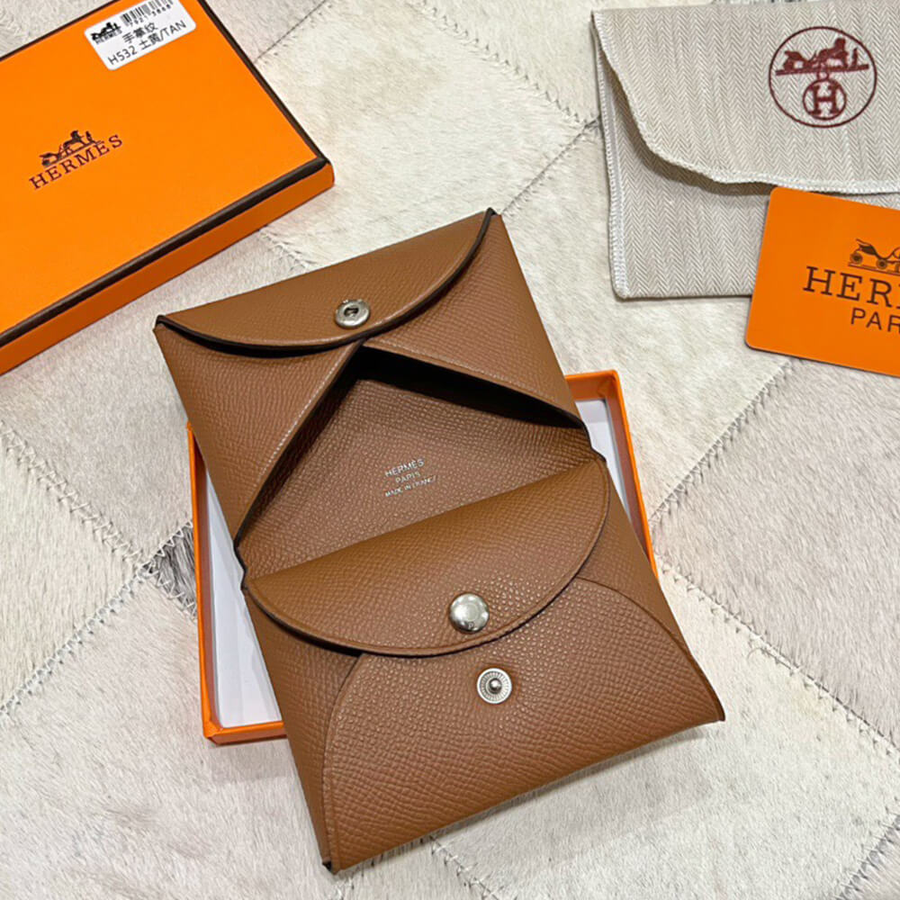Hermes Calvi Duo Compact card holder
