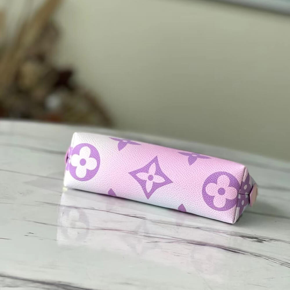 l**is V*t*n pastel sunrise cosmetic pouch pink