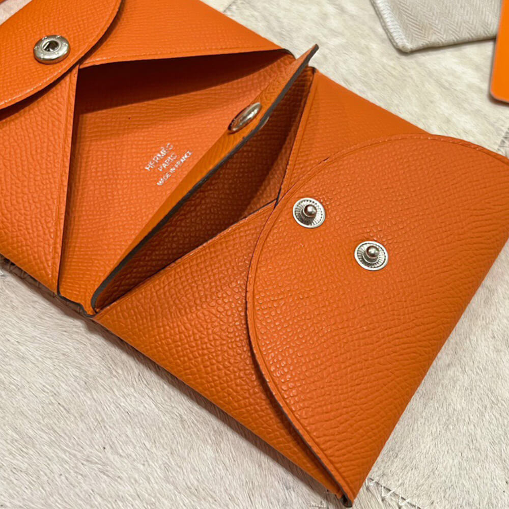 Hermes Calvi Duo Compact card holder