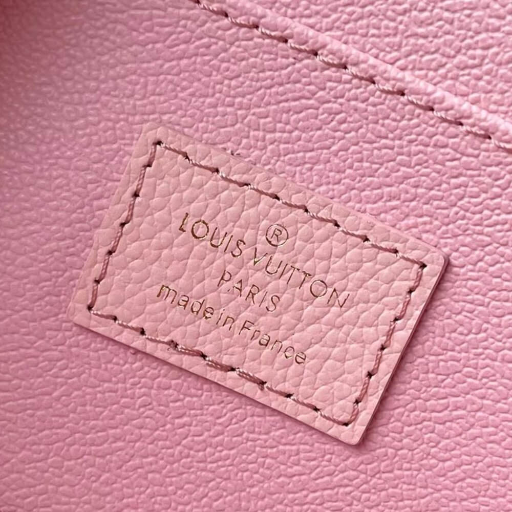 l**is V*t*n pastel sunrise cosmetic pouch pink