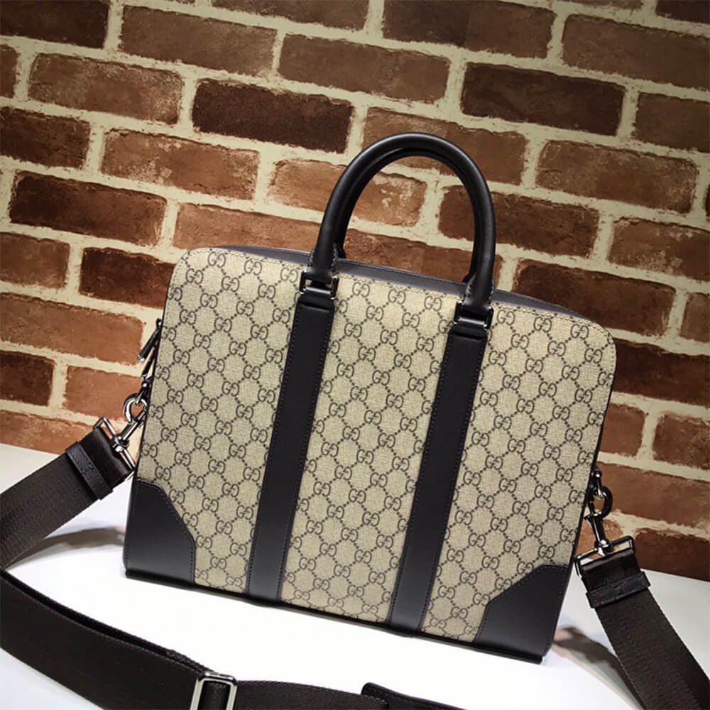 Gucci GG Beige Briefcase