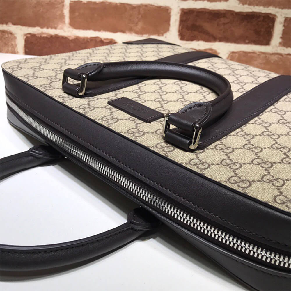 Gucci GG Beige Briefcase