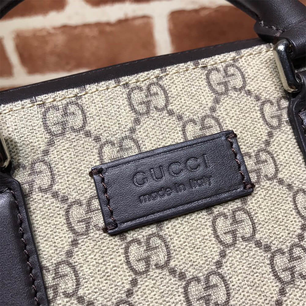 Gucci GG Beige Briefcase