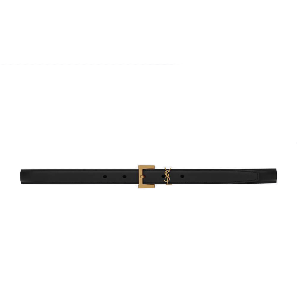 CASSANDRE THIN BELT IN VEGETABLE-TANNED LEATHER
