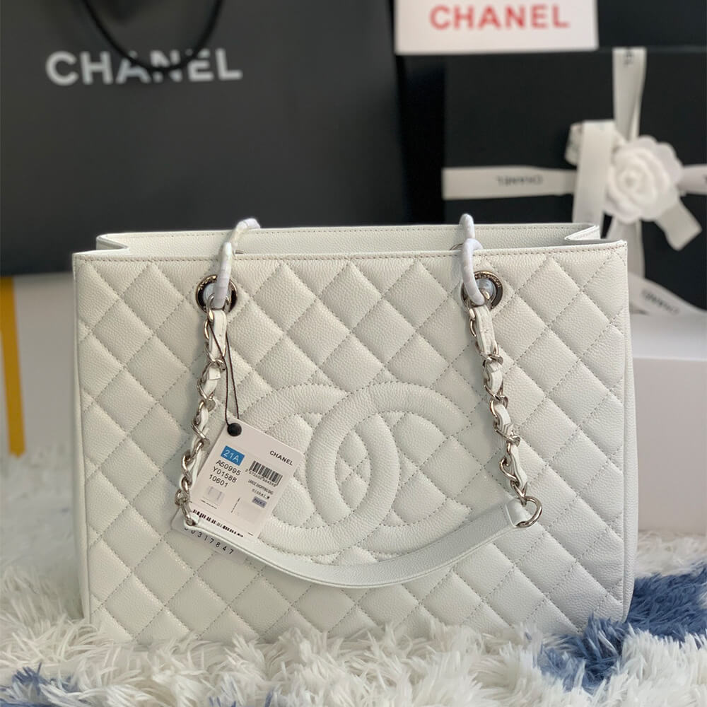 Ch*el shopping tote gst