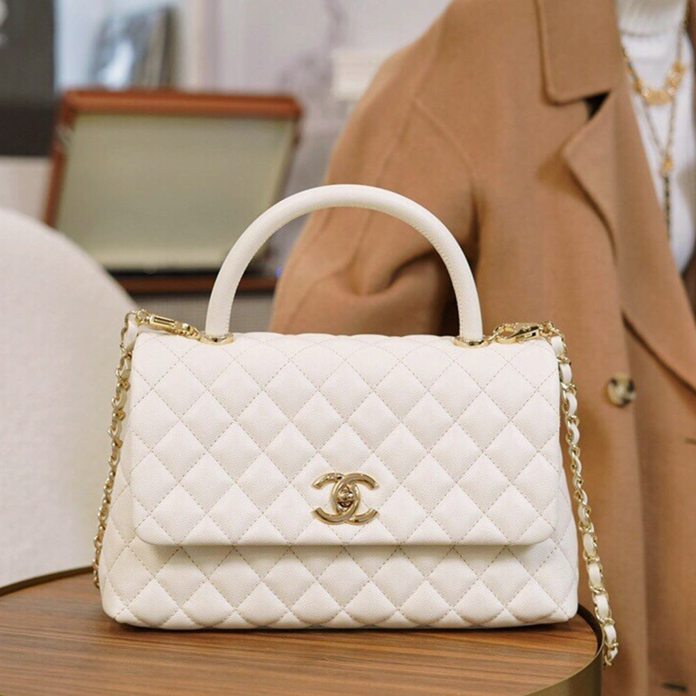 COCO HANDLE LEATHER HANDBAG