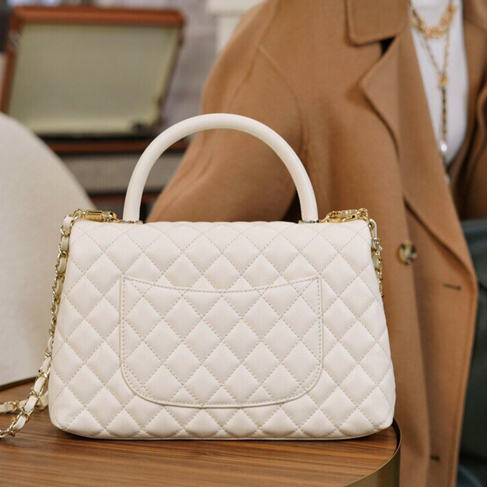 COCO HANDLE LEATHER HANDBAG