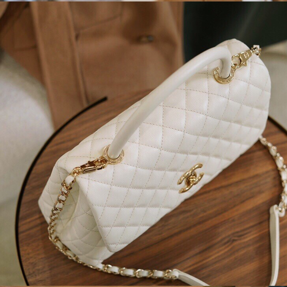 COCO HANDLE LEATHER HANDBAG