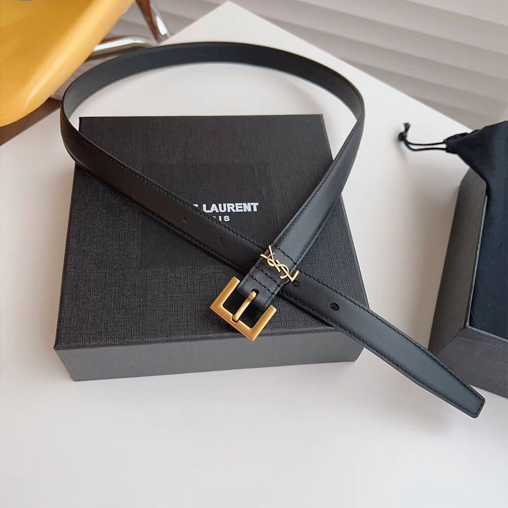 CASSANDRE THIN BELT IN VEGETABLE-TANNED LEATHER