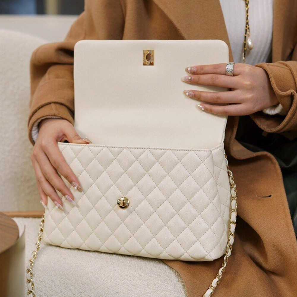 COCO HANDLE LEATHER HANDBAG