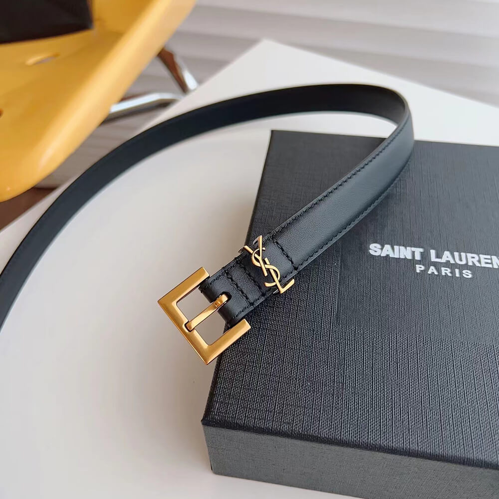 CASSANDRE THIN BELT IN VEGETABLE-TANNED LEATHER