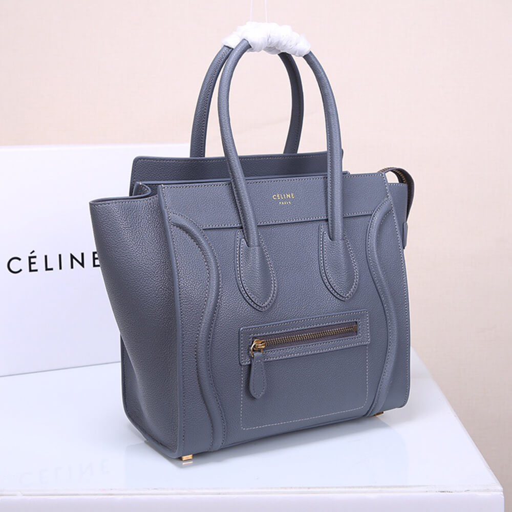 CELINE MICRO LUGGAGE HANDBAG IN CALFSKIN