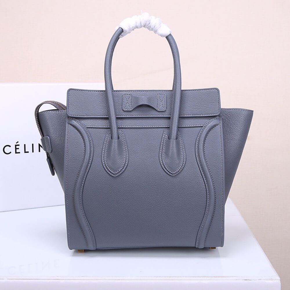 CELINE MICRO LUGGAGE HANDBAG IN CALFSKIN