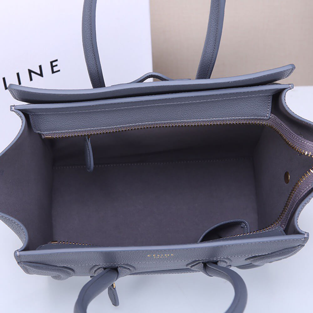 CELINE MICRO LUGGAGE HANDBAG IN CALFSKIN