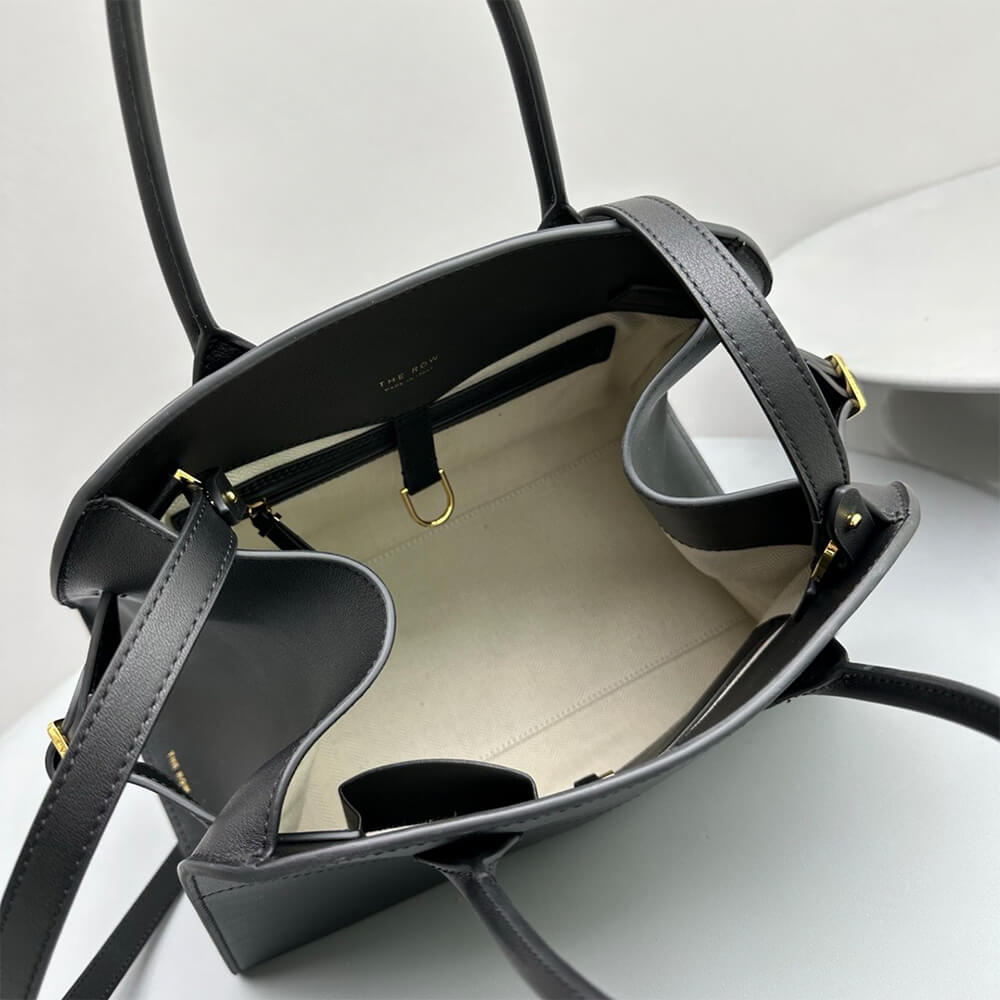 THE ROW Margaux 12 leather top-handle bag