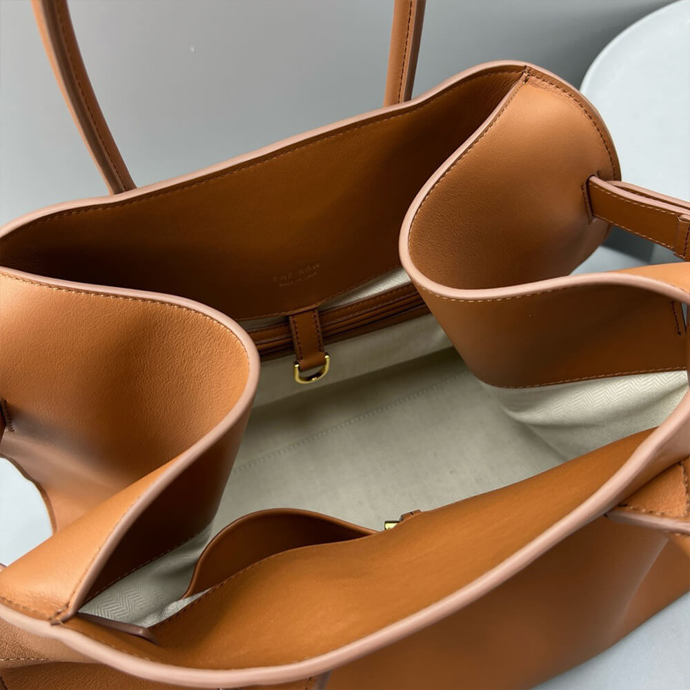 THE ROW Soft Margaux 15 leather bag(High-end Grade)