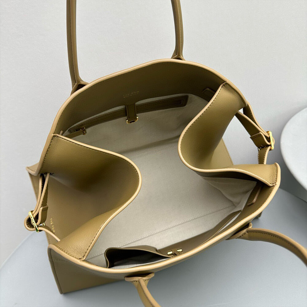 THE ROW Soft Margaux 15 leather bag(High-end Grade)
