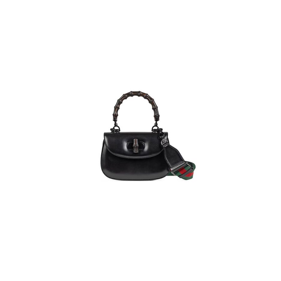 G*u*i bamboo 1947 jumbo gg small top handle bag