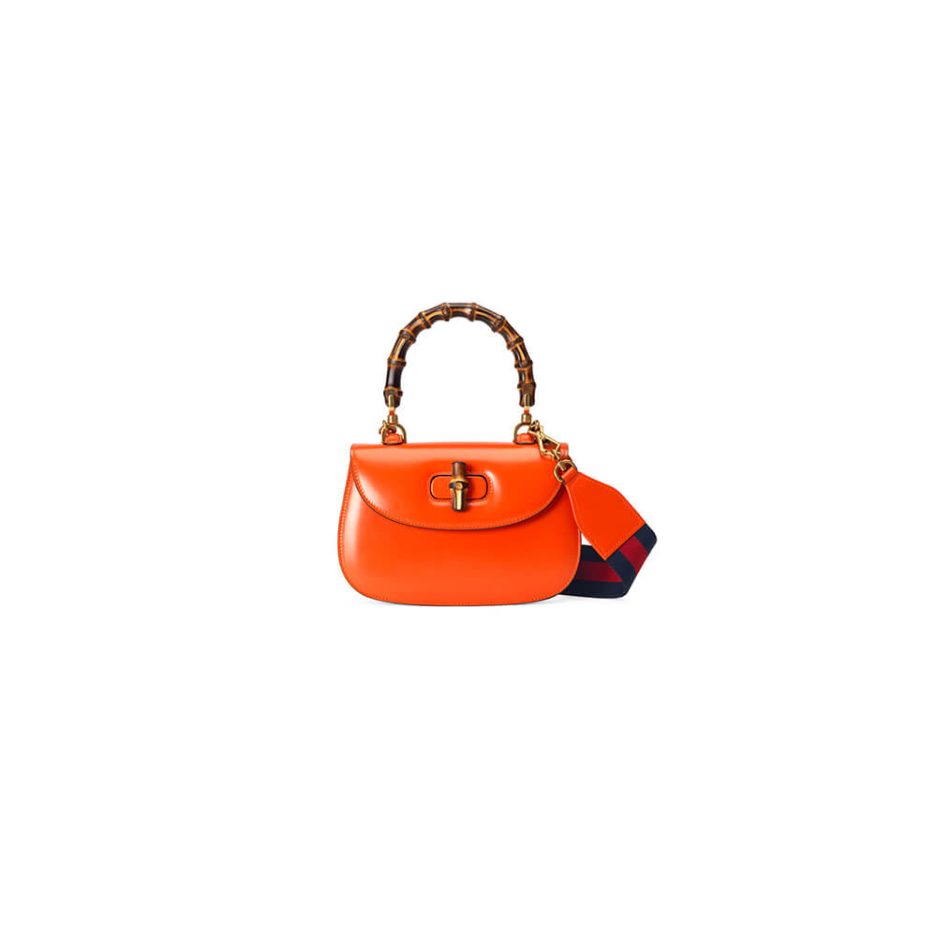 G*u*i bamboo 1947 jumbo gg small top handle bag