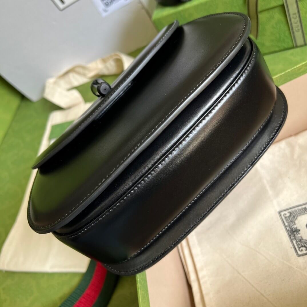 G*u*i bamboo 1947 jumbo gg small top handle bag