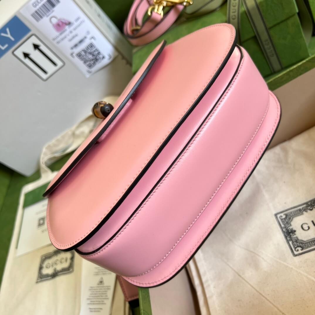 G*u*i bamboo 1947 jumbo gg small top handle bag