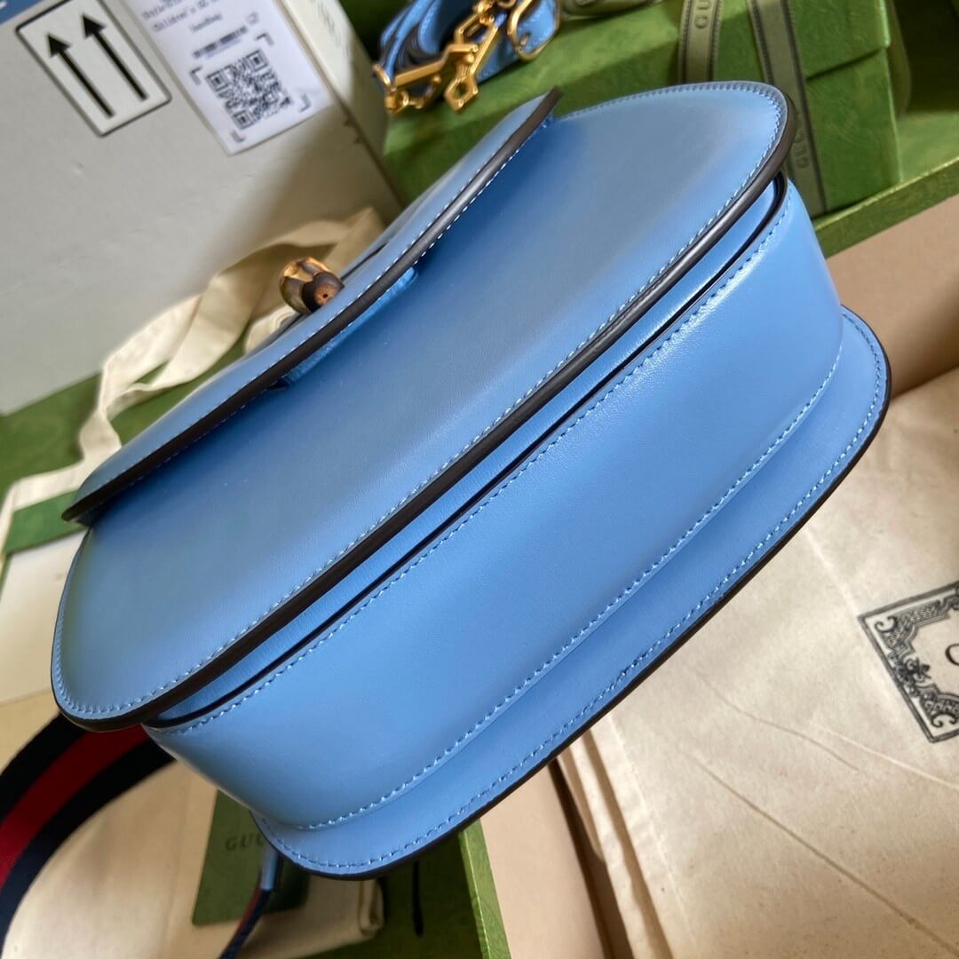 G*u*i bamboo 1947 jumbo gg small top handle bag