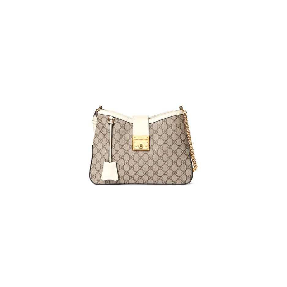 G*u*i padlock gg medium shoulder bag