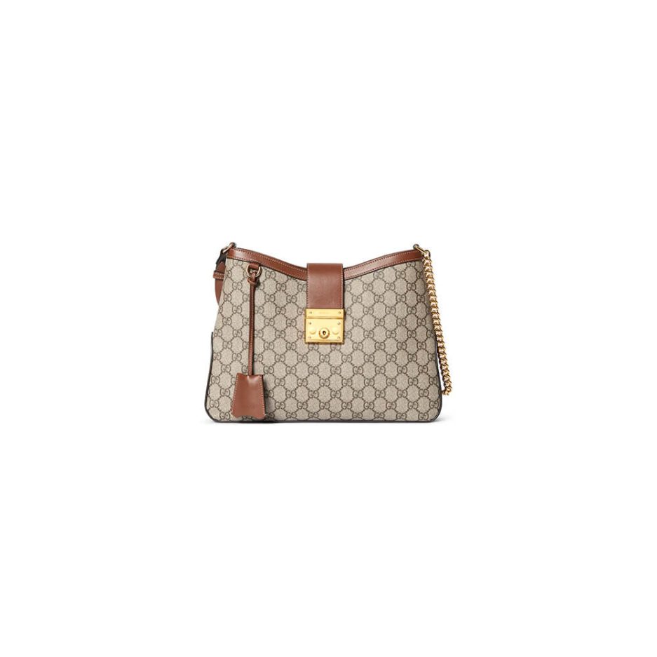 G*u*i padlock gg medium shoulder bag