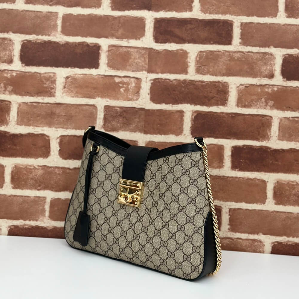 G*u*i padlock gg medium shoulder bag