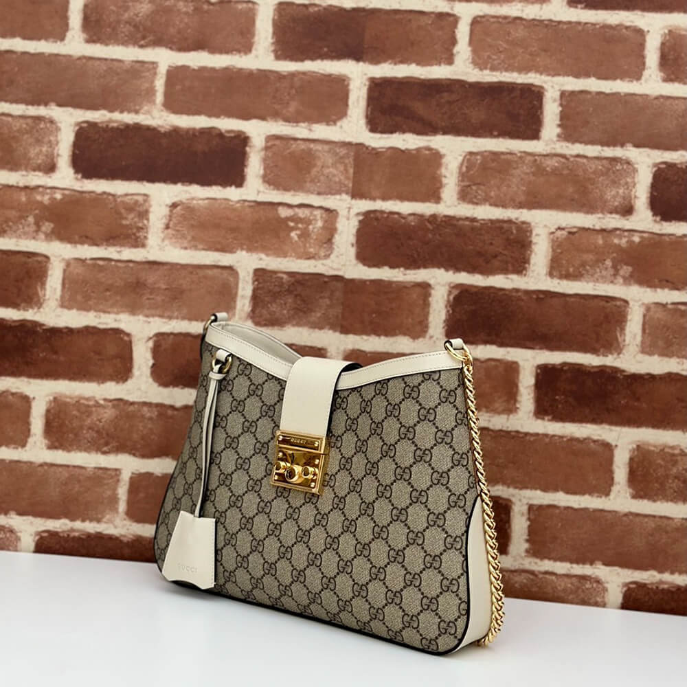 G*u*i padlock gg medium shoulder bag