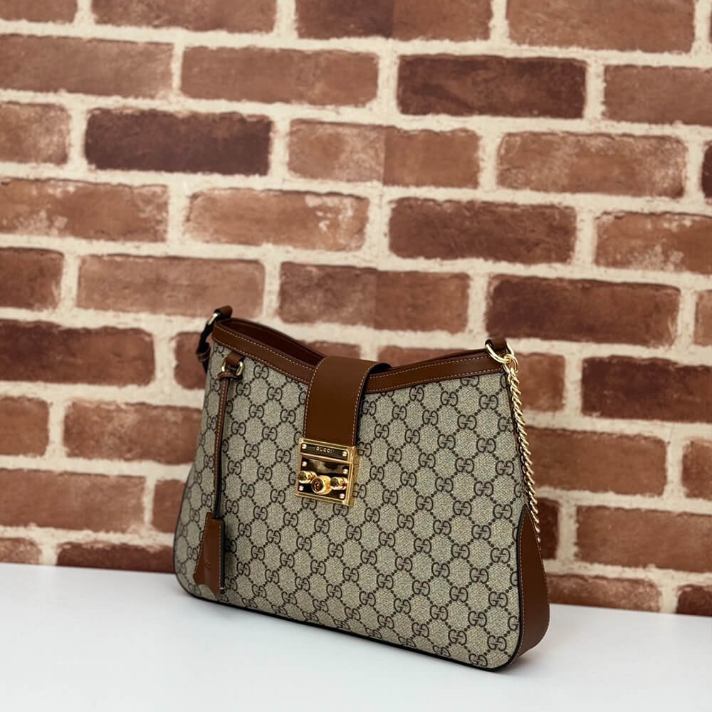 G*u*i padlock gg medium shoulder bag