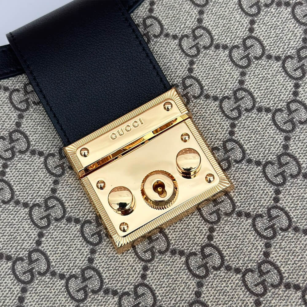 G*u*i padlock gg medium shoulder bag