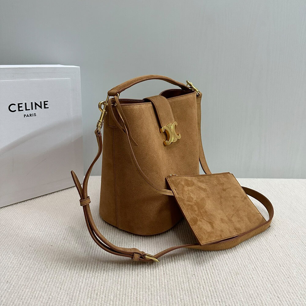 CELINE MEDIUM LOUISE BAG in SUEDE CALFSKIN