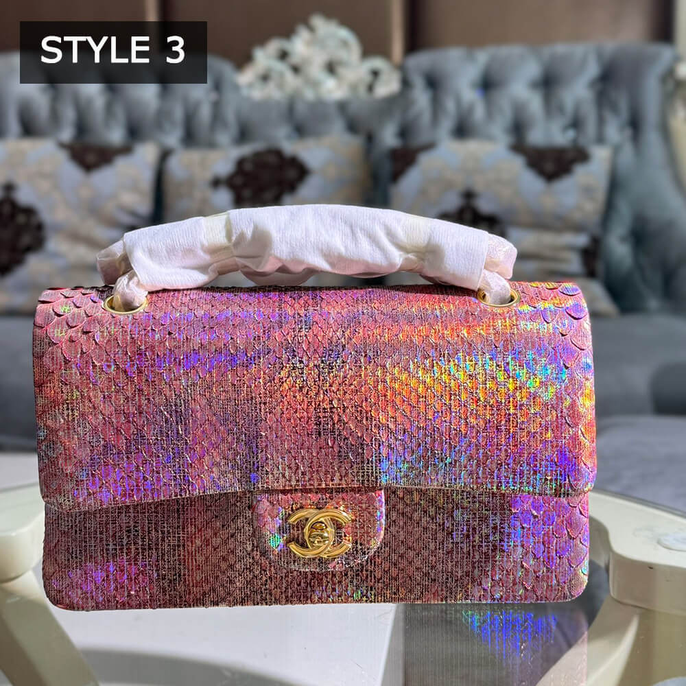 CHANEL Classic Flap Medium in Python(High-end Grade)
