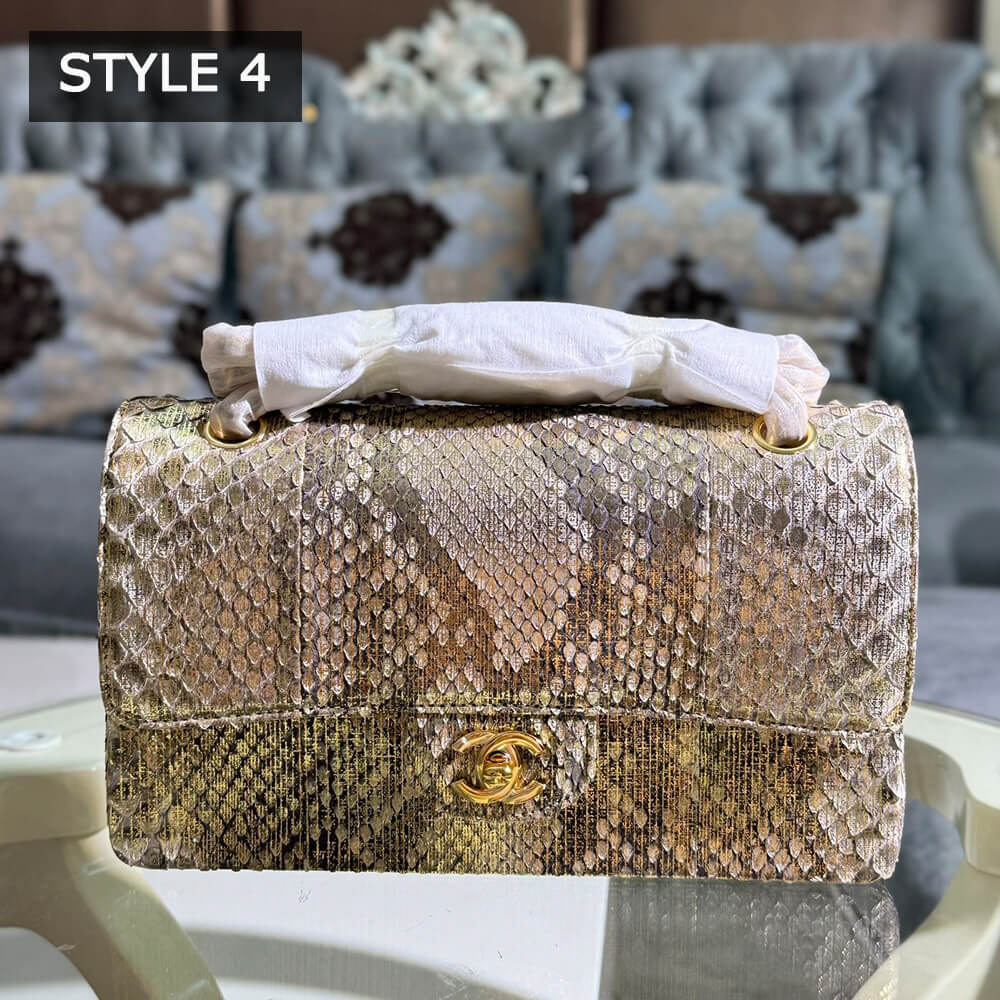 CHANEL Classic Flap Medium in Python(High-end Grade)