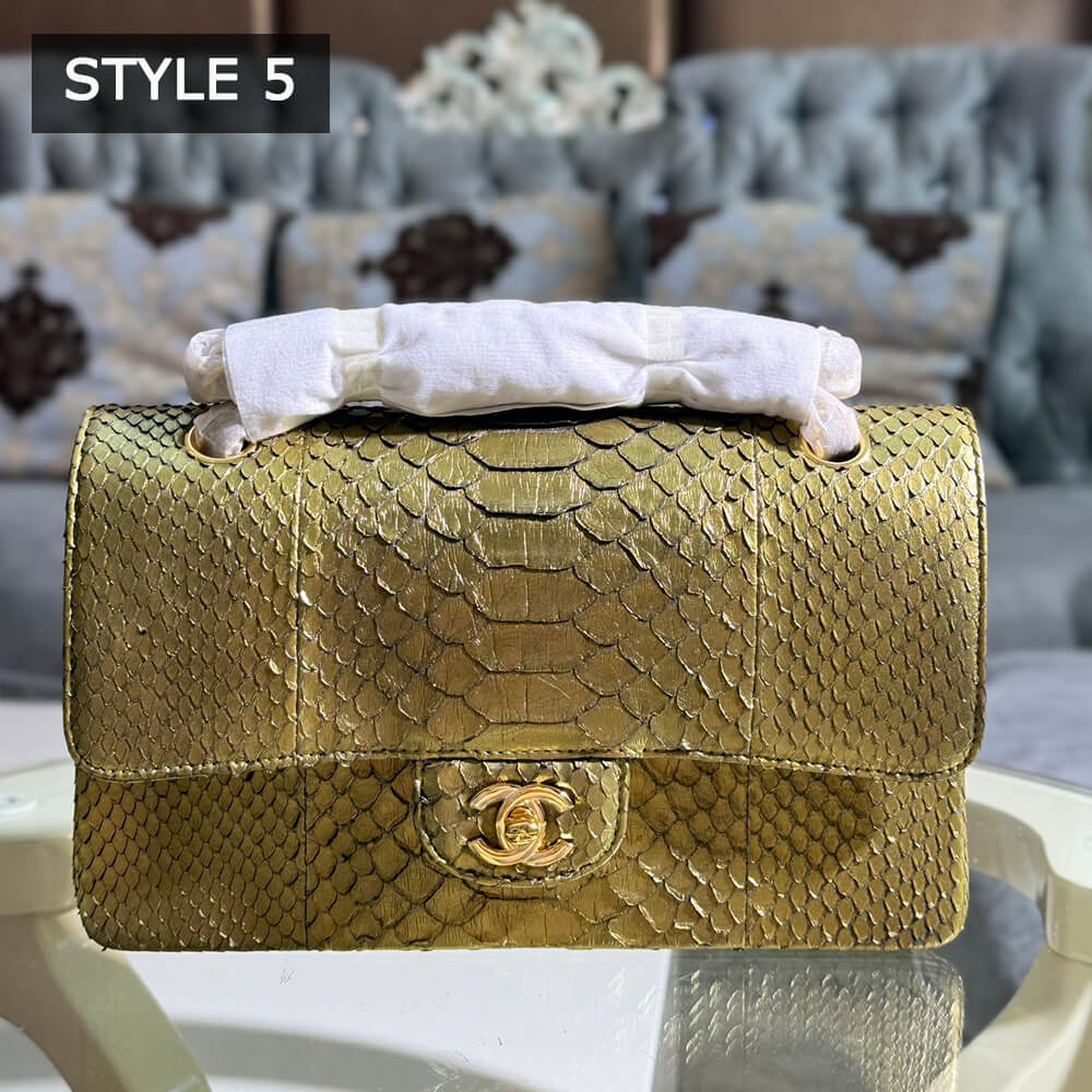 CHANEL Classic Flap Medium in Python(High-end Grade)
