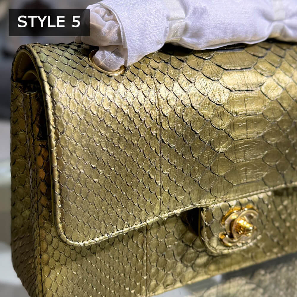 CHANEL Classic Flap Medium in Python(High-end Grade)