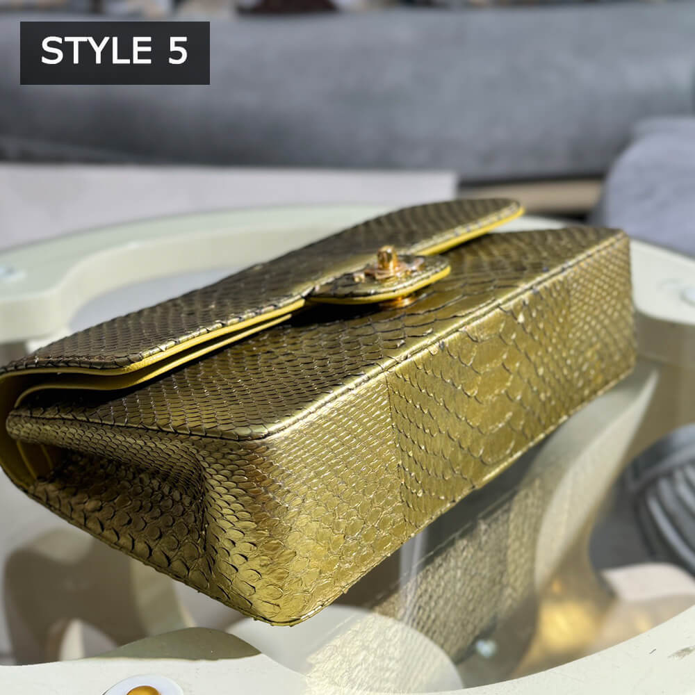 CHANEL Classic Flap Medium in Python(High-end Grade)