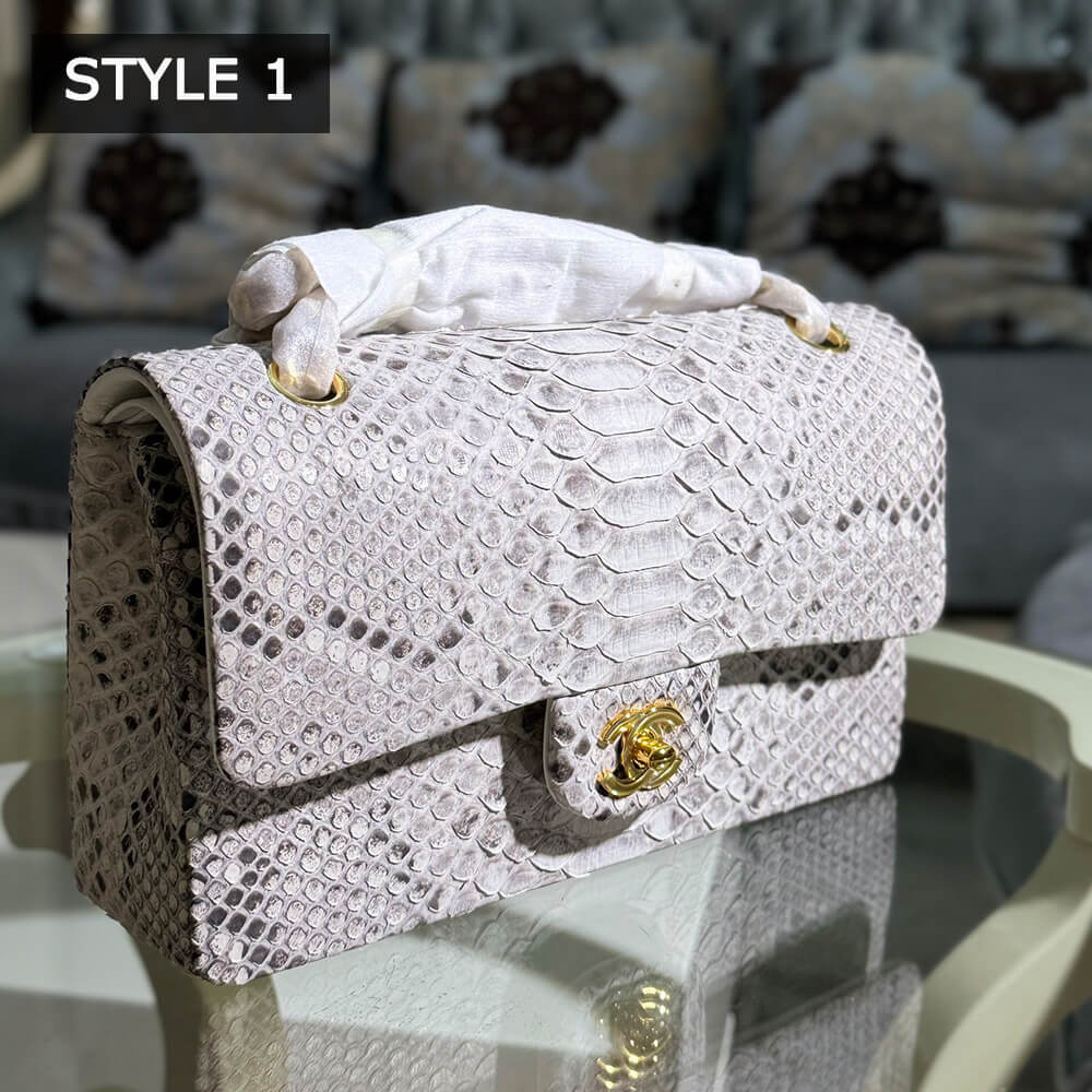 CHANEL Classic Flap Medium in Python(High-end Grade)
